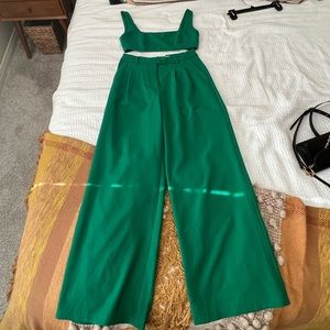 Princess Polly Huxley Set Green